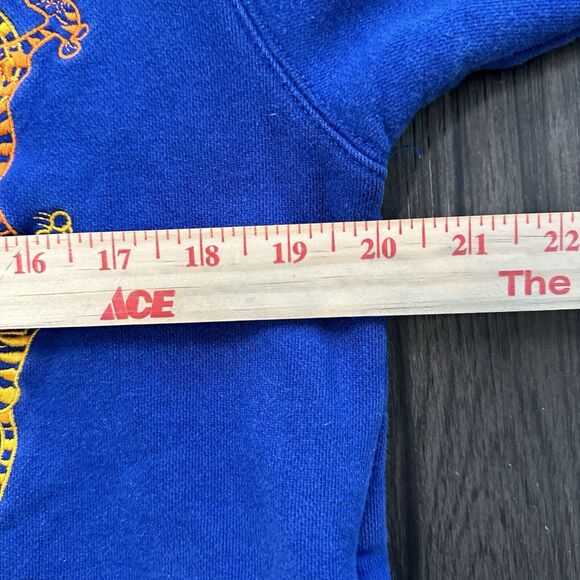 VTG Disney Winnie The Pooh Tigger Unisex 1/4 Zip Fleece Size Small Embroidered - Picture 5 of 10